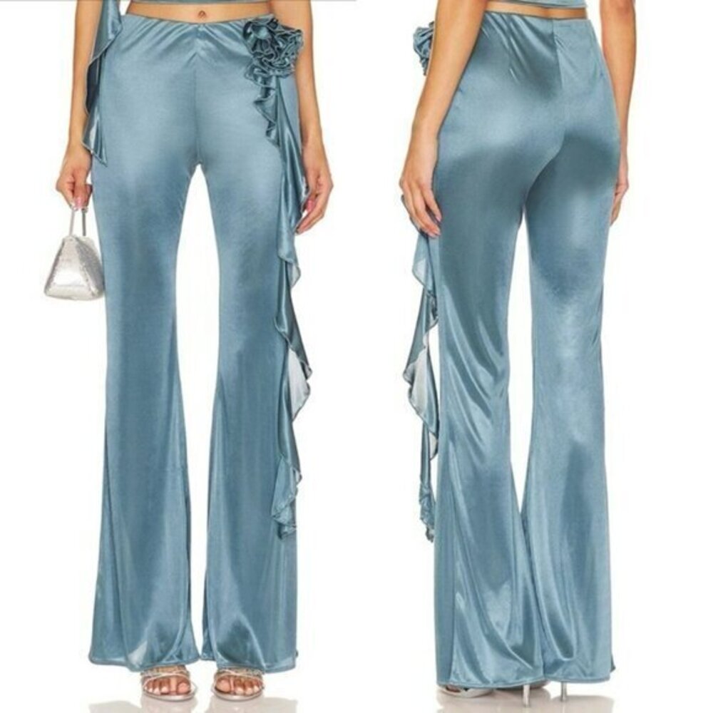 Lovers and Friends Giulia Pant in Teal Grey